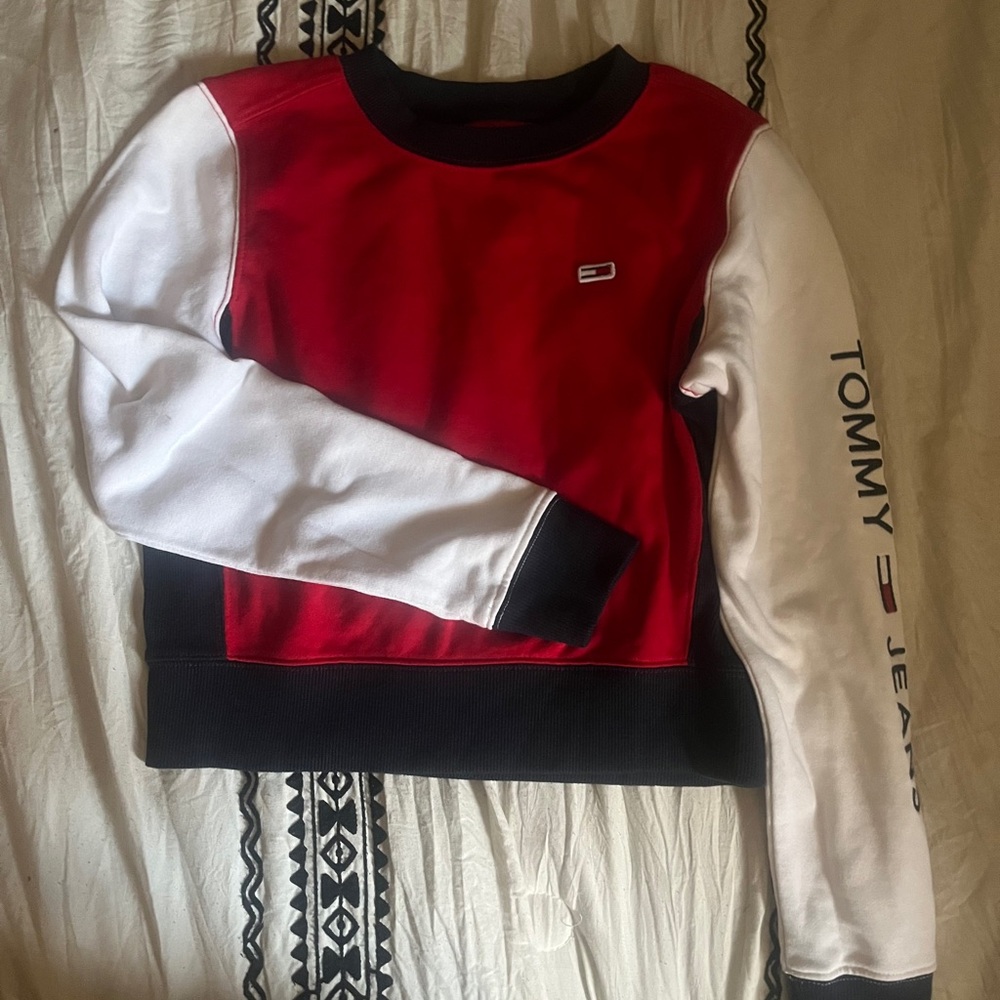 Tommy Hilfiger Jeans Red, White & Blue Sweatshirt XXS